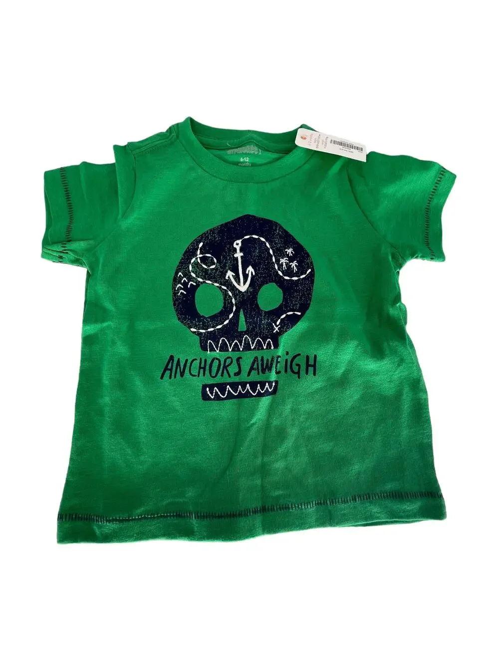 NWT Gymboree Green Graphic Short Sleeve T-Shirt Boys Size 6-12 Months